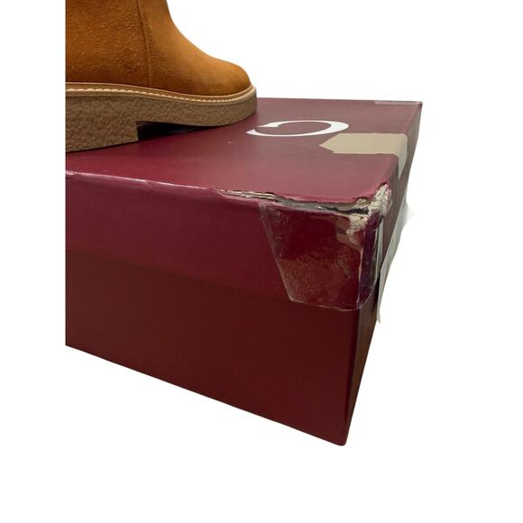 Gucci Edith Tall Knee-High Suede Riding Boots Cognac Horsebit Web EU 39 - Picture 6 of 14